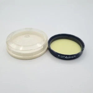 LZOS 49x0.75 -1.4x yellow threaded filter vintage genuine #188 - Picture 1 of 3