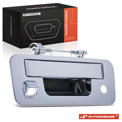 Manija de puerta trasera cromada para Nissan TITAN 2013-2015 con cerradura y orificio para cámara Foto 1 de 4