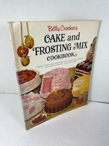 Betty Crocker's Cake Frosting Mix Cookbook 1966 1st Edition 2nd Prtg Softcover - Picture 1 of 7