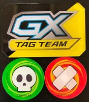 Pokémon TCG Acrylic GX Tag Team (Yellow) Counter, Poison and Damage Counter New!