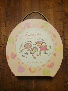 Rosanna Fashion Accessories: Ceramic Set Of 4 Salad Plates Used Dinnerware W/Box - Picture 1 of 12