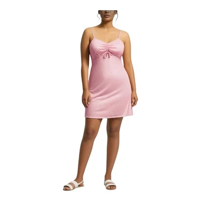 Camisón Cruz By Natori Hasta la Rodilla Chemise XL Ajustable Elástico Floral Foto 1 de 4