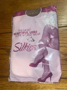 2 Pantimedias Silkies Ultra Control Top 030502 Queen Beige - NUEVAS - Imagen 1 de 14