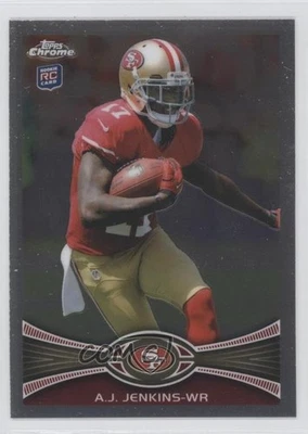 2012 Topps Chrome AJ Jenkins (Helmet On) #156 Rookie RC - Image 1 of 2