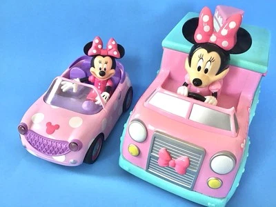 Автомобили с пультом дистанционного управления Minnie Mouse лот из 2 отсутствующих пультов дистанционного управления TLC прочитайте описание  - Изображение 1 из 4