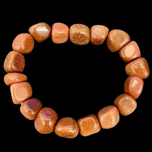 10mm goldstone bead bracelet - spiritual jewellery - Picture 1 of 1