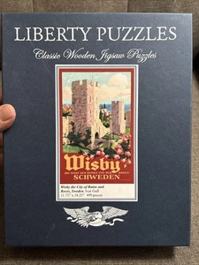 Puzzle Liberty in legno 499 pezzi, WISBY CITTÀ DELLE ROVINE E DELLE ROSE, gabbiano Ivar - Foto 1 di 4