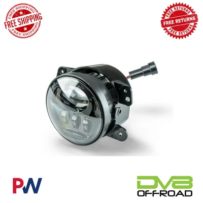 DV8 Offroad LED Fog Lights For 2018-2022 Jeep Wrangler JL/2020-2022 Gladiator JT - Image 1 of 4