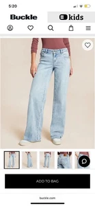 Hidden Blake Dad Jeans Mid Rise Größe 26 Neu mit Etikett - Bild 1 von 6
