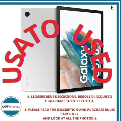 Samsung Galaxy Tab A8 10,5" Wi-Fi 3GB RAM 32GB Argento Android LTE - USATO - Imagen 1 de 4