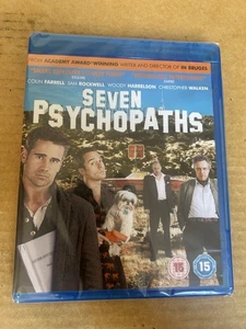 Seven Psychopaths (2012) UK Blu-Ray New & Sealed Colin Farrell Sam Rockwell - Picture 1 of 2