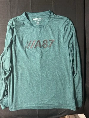 Camisa Activa Aeropostale Elastizada Para Hombres A87 y Nueva York Verde Manga Larga Talla 2XL Foto 1 de 4