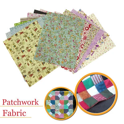15PCS Blumenmuster Mix 100% Baumwolle Patchwork Stoff Squares Toys Kunst Basteln - Bild 1 von 4