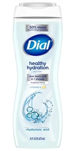 Dial Healthy Hydration Body Wash + Vitamin E + Hyaluronic Acid, 16 Fl. Oz. - Picture 1 of 1