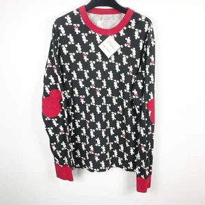 Hanna Andersson Disney Mickey Mouse Organic Cotton Long John Pajama Top Small S - Picture 1 of 2