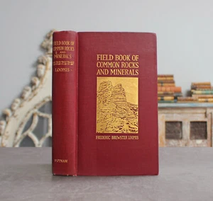Rare Antique Old Book Rocks & Minerals Guide 1923 Illustrated Silver Gold Copper - Picture 1 of 24