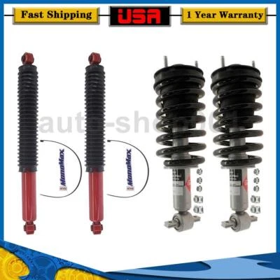 4 Amortiguadores delanteros traseros KYB puntales amortiguador para GMC Yukon XL 1500 6,0 L 2009 Foto 1 de 4