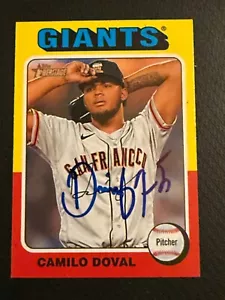 CAMILO DOVAL Giants signed autio autographed 2024 Topps Heritage SP IP GTP - Picture 1 of 1