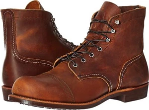 Red Wing Iron Ranger Copper Rough & Tough Leather Men D & 2E Width 8085 New - Picture 1 of 4