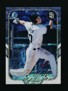 2015 Bowman The Farm's Finest Chrome Mini Shimmer Refractor Trea Turner #FFM-TTU - Picture 1 of 2