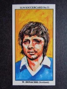 The Sun Soccercards 1978-79 - Willie Donachie - Scotland #53 - Picture 1 of 2