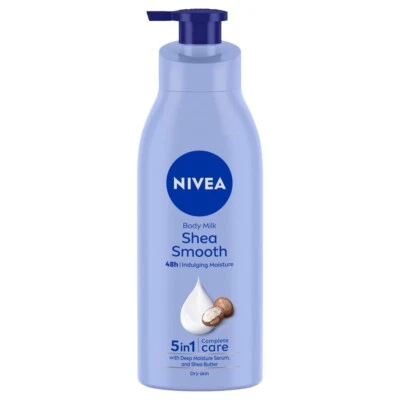 NIVEA Shea Smooth Body Lotion With Deep Moisture Serum & Shea Butter,  400 ml - Image 1 of 3