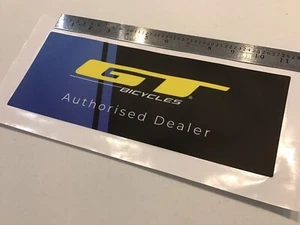 GT Large DECAL STICKER NEW Rare Item Factory TEAM Mountain Bike BMX Racing - Picture 1 of 7
