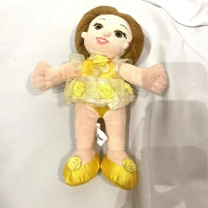disney stuffed plush princess doll yellow dress belle beauty beast - Picture 1 of 4