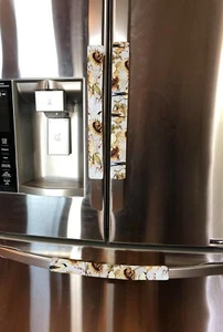 Harvest Sunflowers & Birds Refrigerator Oven Dishwasher Handle Covers - Picture 1 of 2
