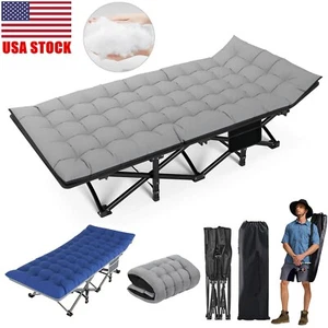 Cuna de camping para adultos cuna plegable de alta resistencia para dormir con carga de alfombrilla 440 libras - Imagen 1 de 22