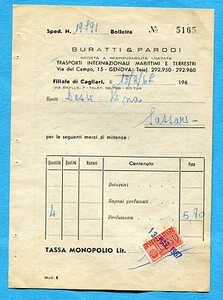 1967 PACCHI CONCESS. £.180 metà di DESTRA ISOLATO (205188) - Imagen 1 de 1