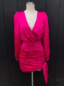 Ronny Kobo Giorgia/ Georgia Dress in Fuschi/ Fuchsia (SZ Large) NWTS - Picture 1 of 12