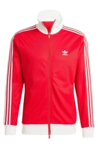 Adidas Adicolor Beckenbauer Red Track Jacket Men’s Médium New W Tags - Picture 1 of 6