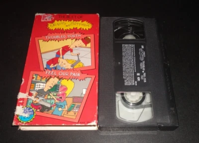 The Best Of Beavis And Butt-Head - Troubled Youth (VHS, 1997) Animated Rare OOP - Image 1 of 4