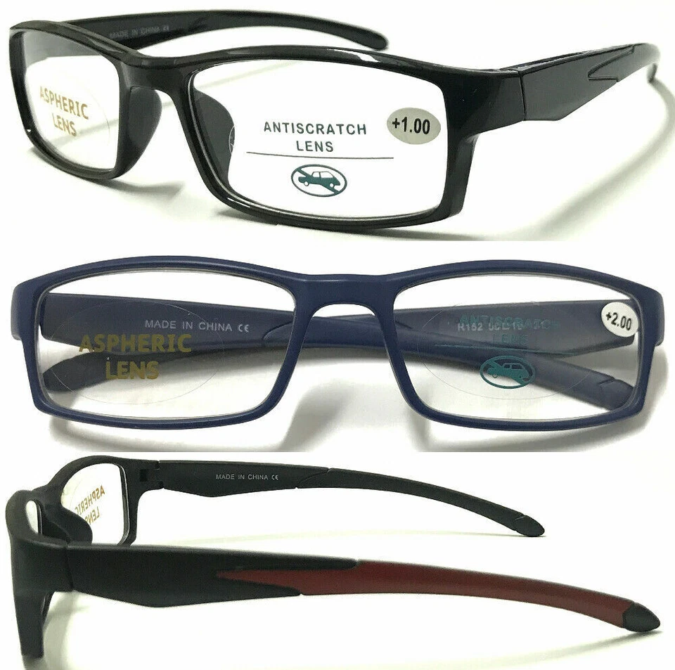 Reading Glasses 0.00~+4.00 Stylish Sports Populor Design Frame Matte Touch L152