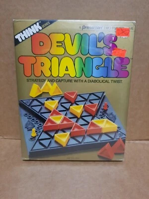 DEVIL’S TRIANGLE (Sealed) strategy game Pressman 1986 in box Capture the Devil - Image 1 of 4
