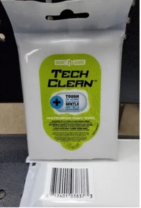 Gadget Guard (20 Pack) TECH CLEAN Multipurpose Soapy Wipes for All Devices - Picture 1 of 2