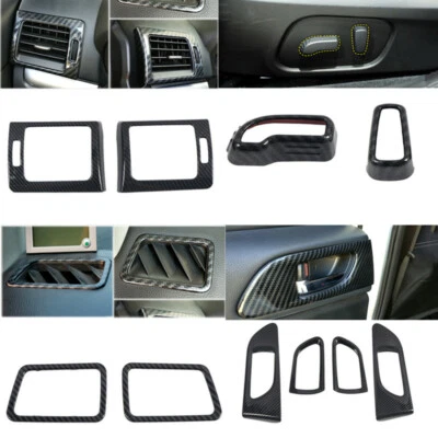 Juego completo de embellecedores interiores de fibra de carbono para Subaru WRX / WRX STI 2015-2021 Foto 1 de 4