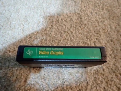 Texas Instruments Game Cartridge- Video Graphics 1979 - Image 1 of 2