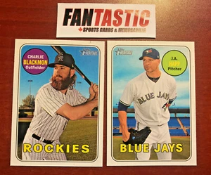 2018 Topps Heritage Base Card YOU PICK -#1-500 inc RC, SP, Finish Your Team Set! - Picture 1 of 2