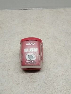 NIKKO 9.6V NICD Rechargeable Battery Compact 4 Hour Quick Charger Red - Image 1 of 3