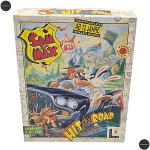 Sam & Max: Hit the Road IBM PC 3.5 Floppy Spiel Big Box Lucasarts 1993 - #2 B15 - Picture 1 of 8