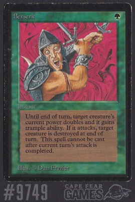 Berserk - #9749, Heavy Play, English, Beta - Image 1 of 2