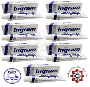 7 PCS Ingram Cool Lather Shave Cream Tube Men Toiletries Smoothing Shaving Skin - Picture 1 of 7