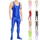 Men's Stretchy Full Body Bodystocking Jumpsuit for Sport Fitness Workout