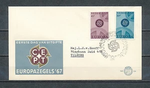 Netherlands 444 - 45 First Day Cover, Europa 1967 - Picture 1 of 2