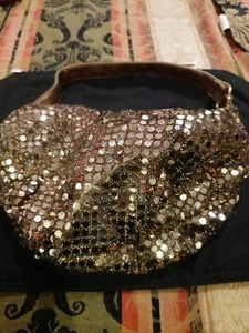 Gold Sequence Purse - Picture 1 of 2