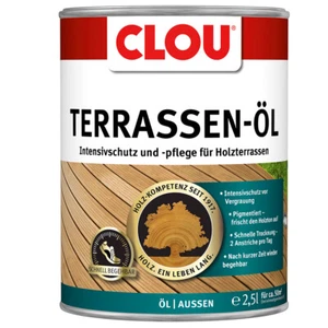 Aceite de terraza Clou 2,5 Ltr. Palisandro Protección Intensiva para Terrazas de Madera - Imagen 1 de 1
