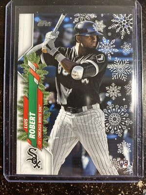 2020 Topps Holiday Luis Robert Rookie #HW2 Chicago White Sox - Image 1 of 2