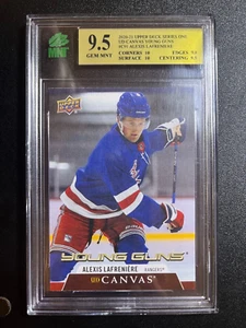 2020-21 Upper Deck Alexis Lafreniere Young Guns Canvas Rookie MNT 9.5 - Picture 1 of 2